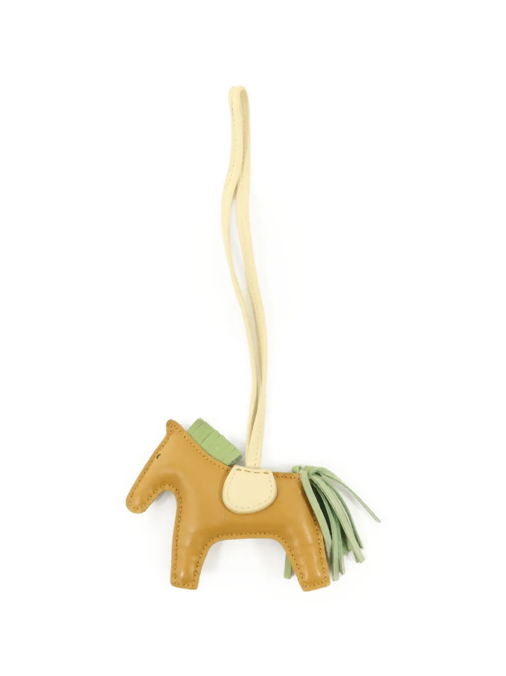 Hermès Pre-Owned Milo Rodeo PM horse charm - Nude