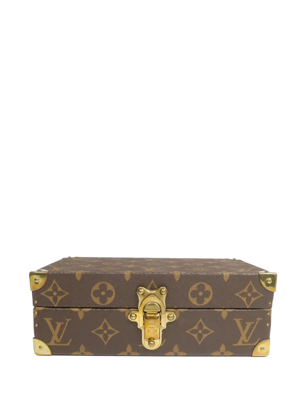 Louis Vuitton Pre-Owned Coffret Monogram canvas jewelry box - Marrone