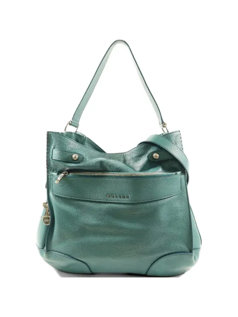 Celine Pre-Owned grained-leather shoulder bag