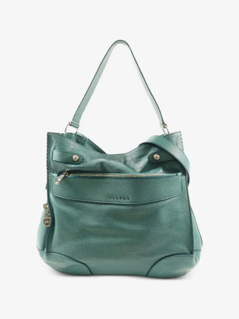 Celine Pre-Owned skuldertaske i nopret læder