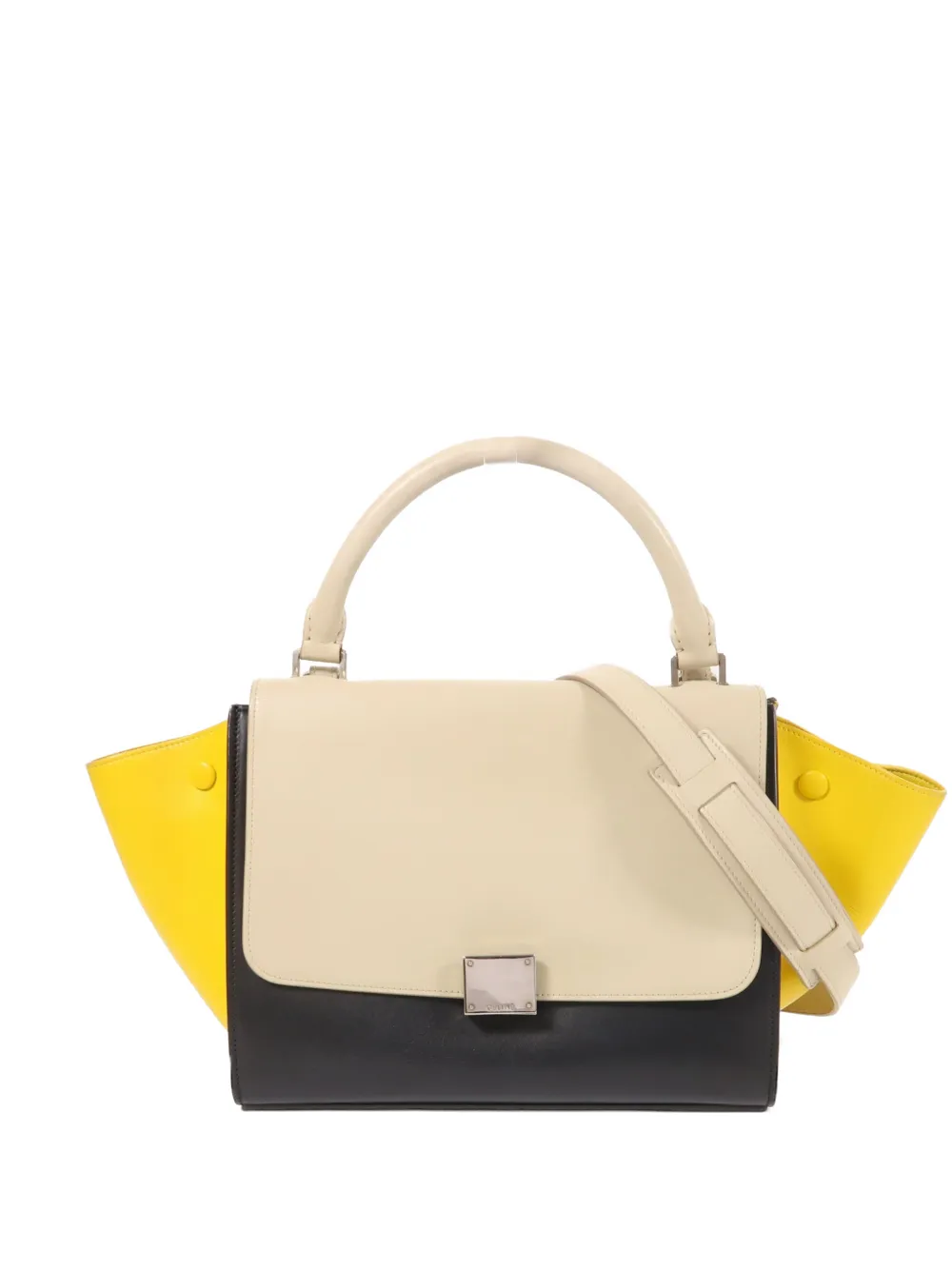 Celine Pre-Owned Trapeze leather shoulder bag - Black