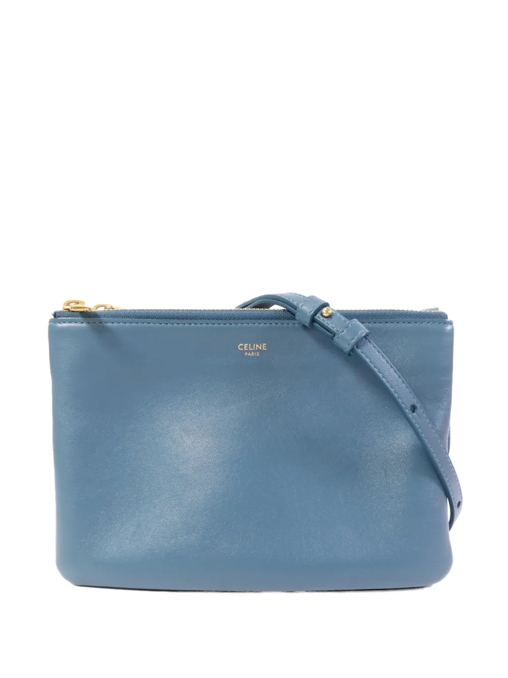 Celine Pre-Owned Trio shoulder bag - Blu