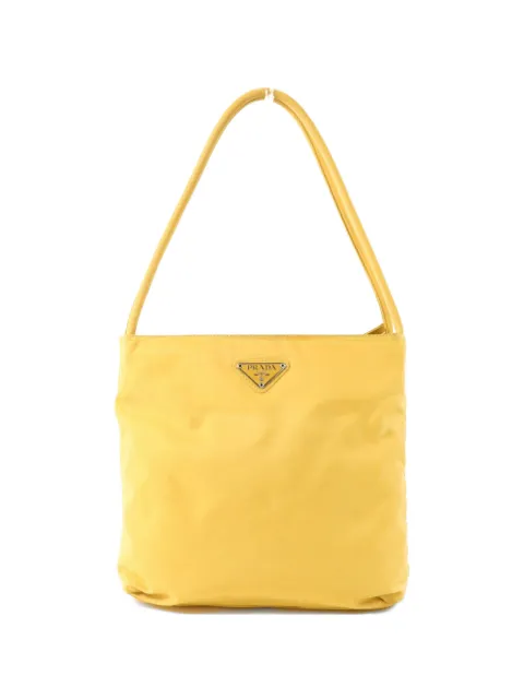 Prada Pre-Owned logo-plaque shoulder bag
