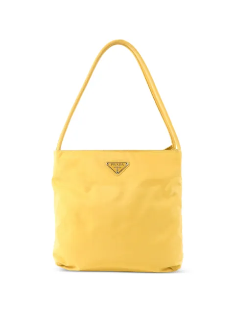 Prada Pre-Owned logo-plaque shoulder bag