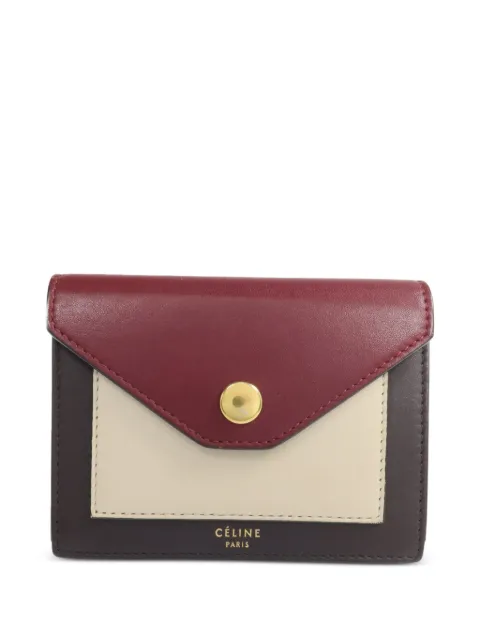 Celine Pre-Owned envelope-flap leather card case