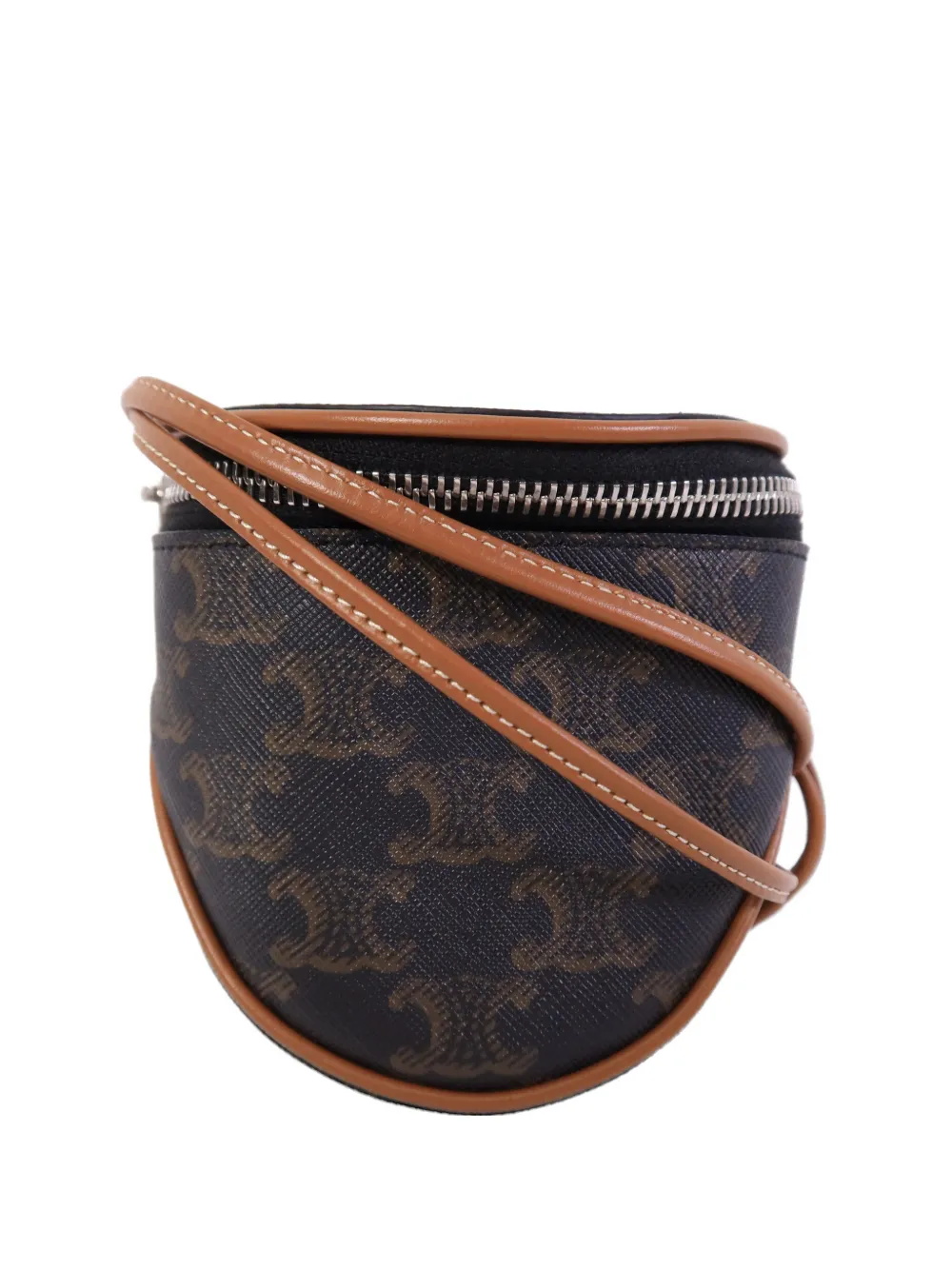Celine Pre-Owned small monogram-pattern shoulder bag - Marrone
