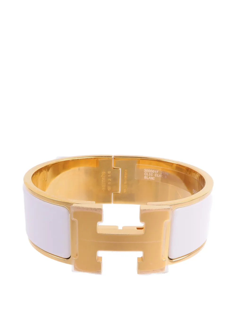 Hermès Pre-Owned Clic Clac H enamel bracelet - Oro