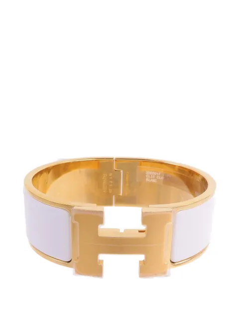 Hermès Pre-Owned Clic Clac H enamel bracelet