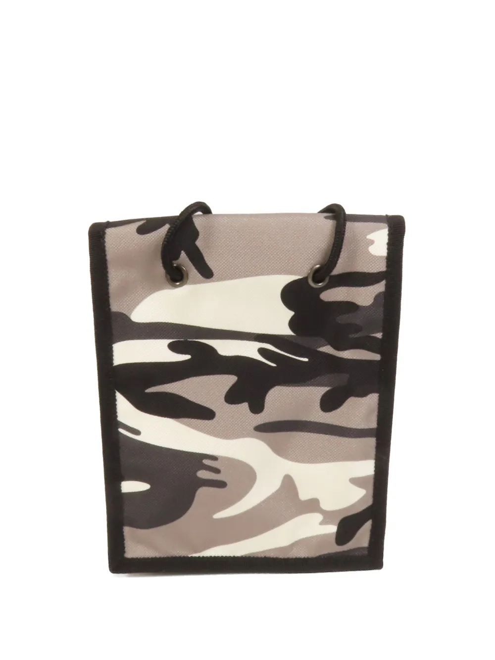 Balenciaga Pre-Owned camouflage-print shoulder bag - Nero