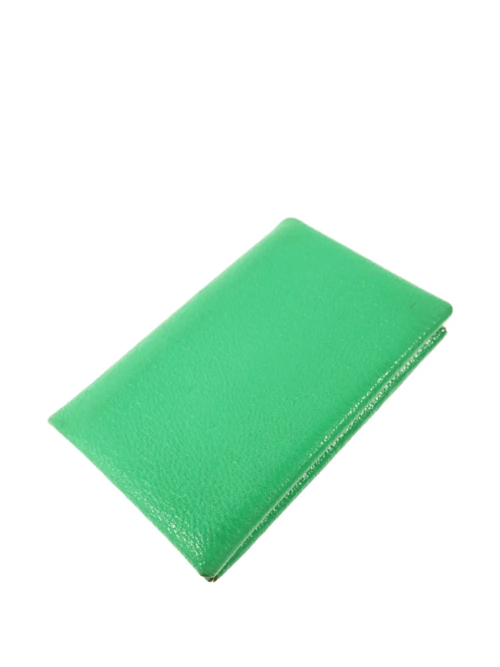 Hermès Pre-owned 2022 Calvi Card Case in Green, view 3