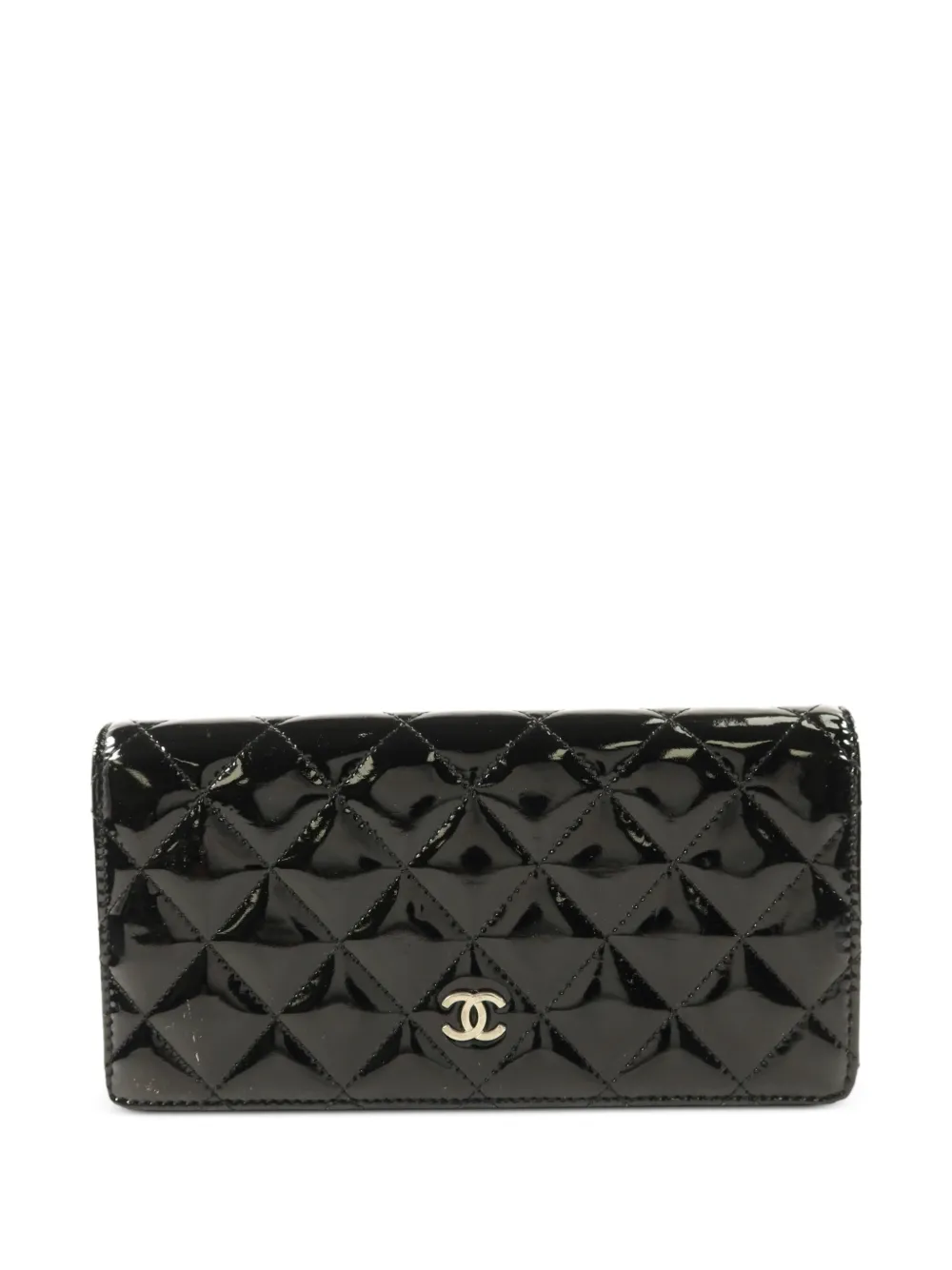 CHANEL Pre-Owned logo-plaque wallet - Nero