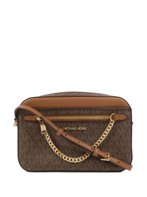 Michael Kors Vintage monogram-print chain-link shoulder bag