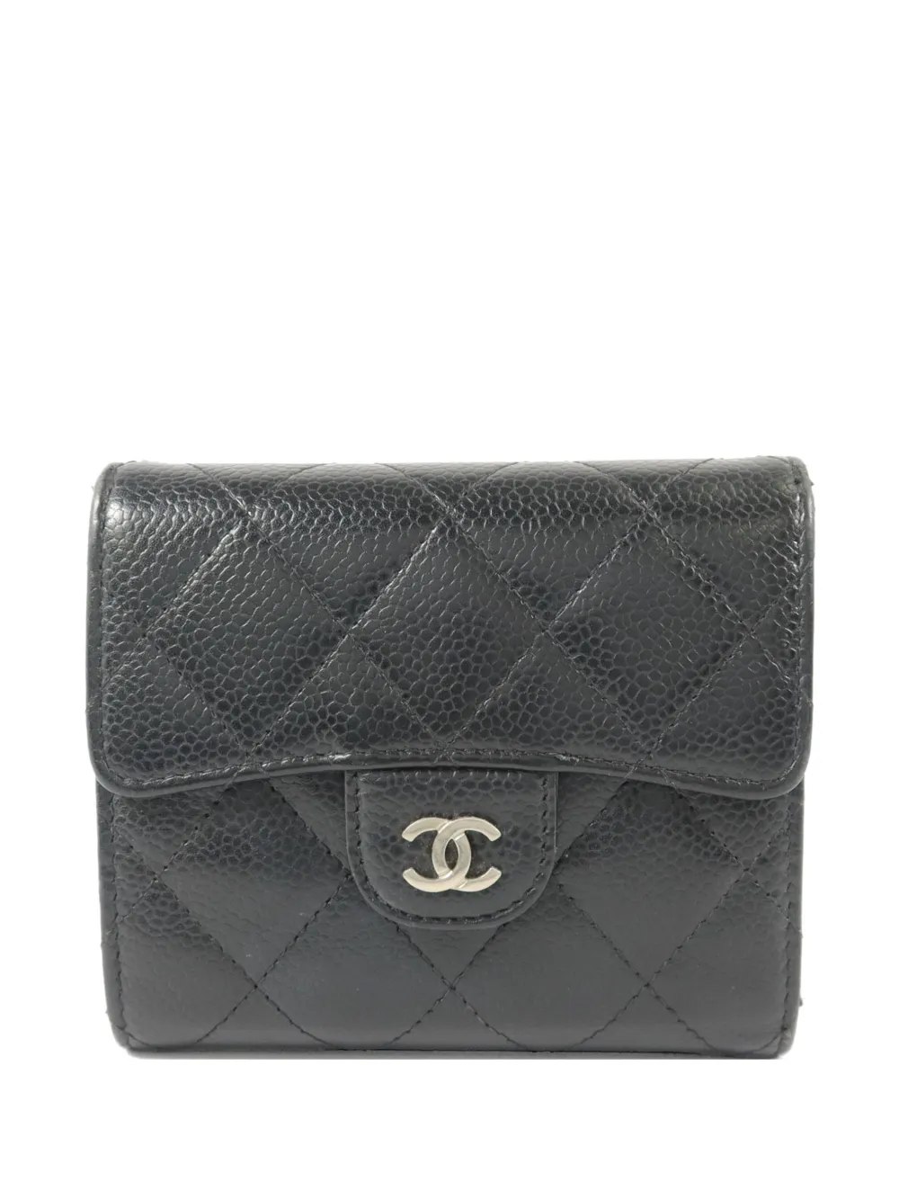 CHANEL Pre-Owned Classic flap leather wallet - Black