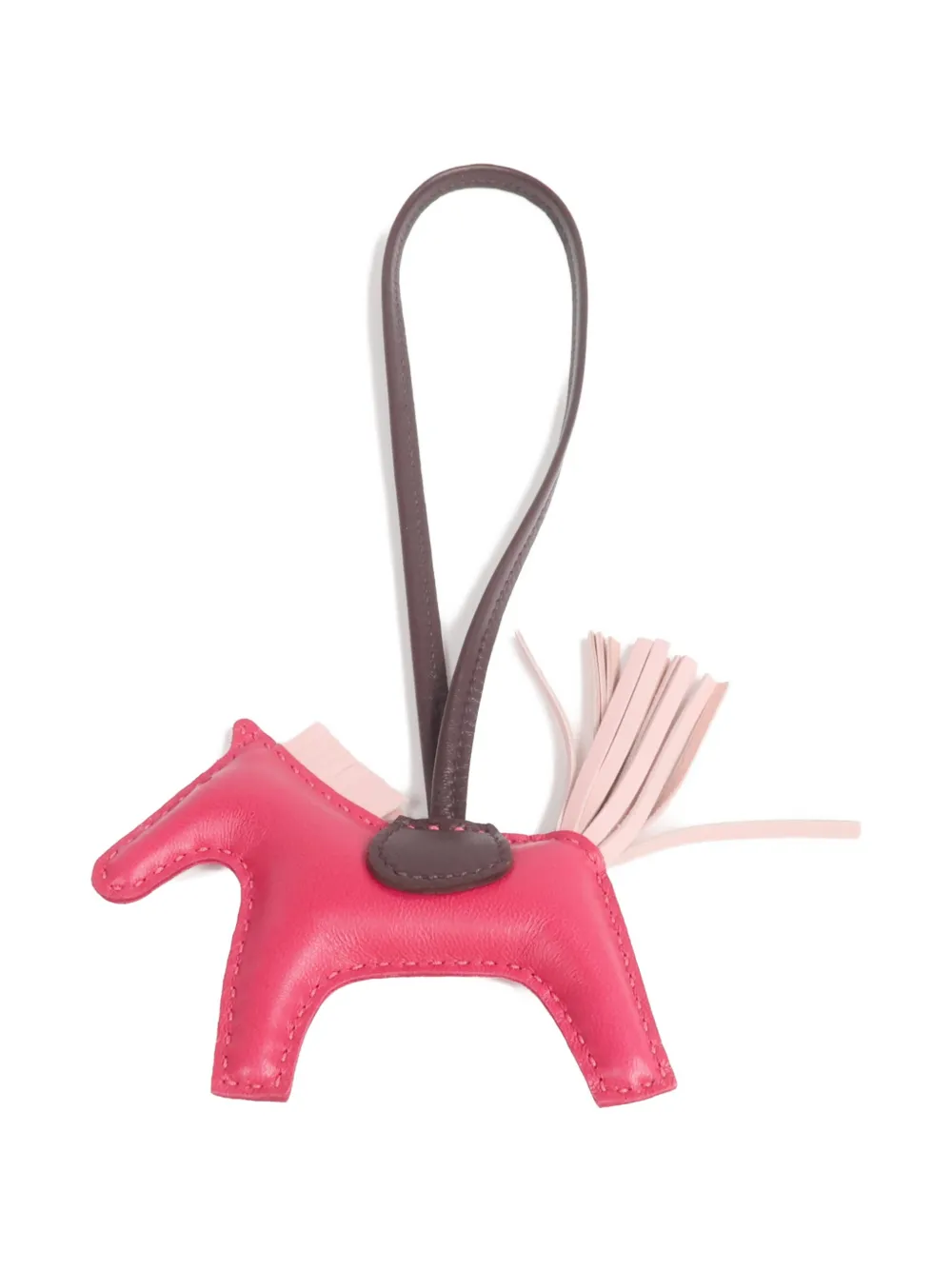 Hermès Pre-Owned Rodeo PM bag charm - Rosa