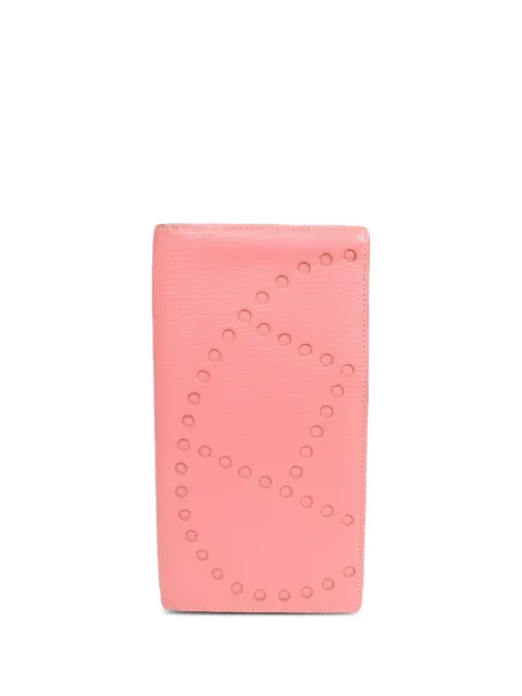 Hermès Pre-Owned Evelyne perforated long wallet