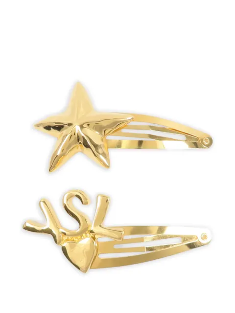 Saint Laurent Pre-Owned clips para el cabello YSL y Star
