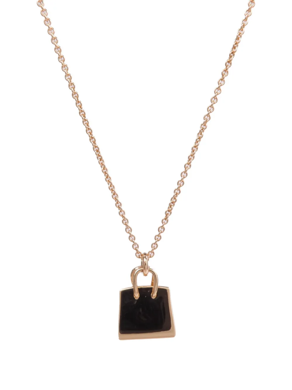 Hermès Pre-Owned Amulettes Kelly spinel necklace - Rosa