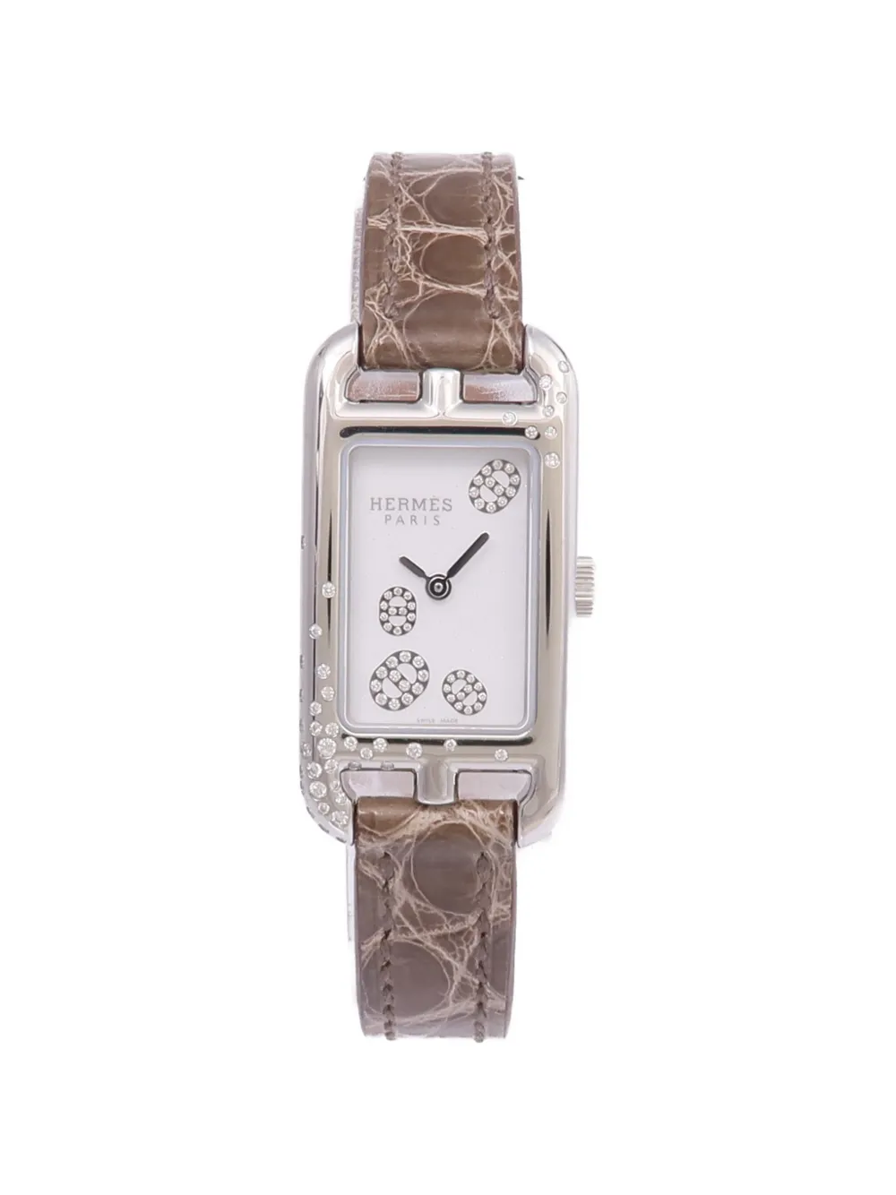 Hermès Pre-Owned Nantucket 17mm watch - Bianco