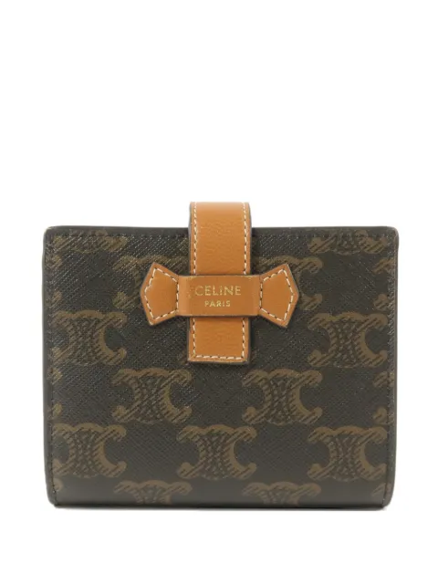 Celine Pre-Owned Celine Triomphe strap wallet