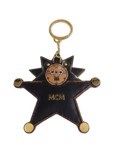 MCM Pre-Owned star-shaped lion keychain