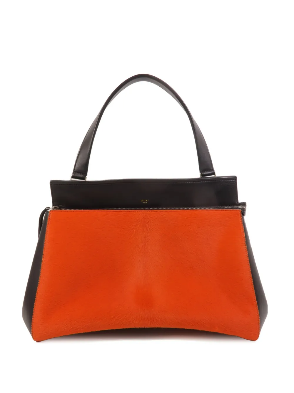 Celine Pre-Owned medium leather shoulder bag - Black