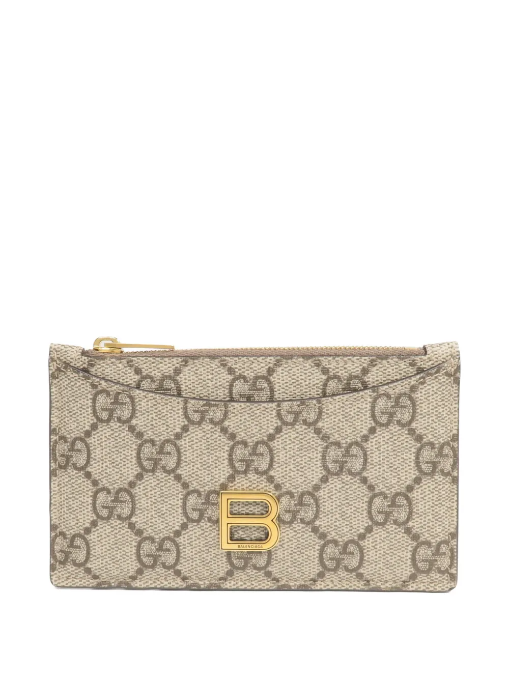 Gucci Pre-Owned x Balenciaga GG card case - Neutrals