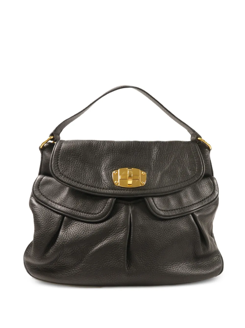 Miu Miu Pre-Owned turn-lock shoulder bag - Nero