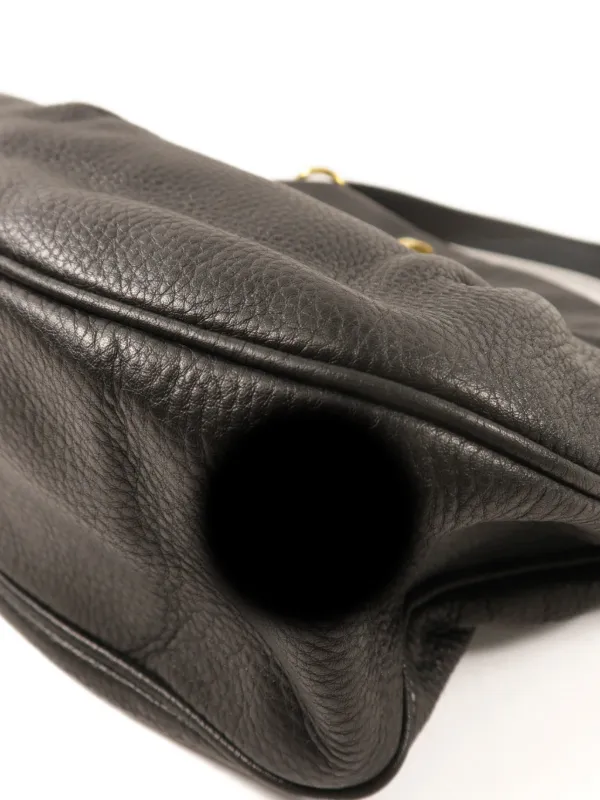 Miu Miu Pre-Owned turn-lock Shoulder Bag | Black | FARFETCH