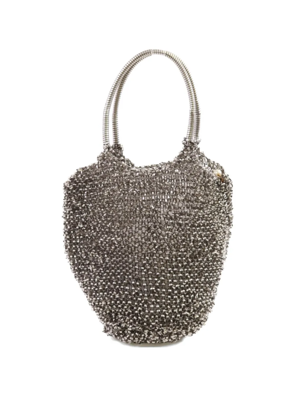 Anteprima woven tote bag - Argento