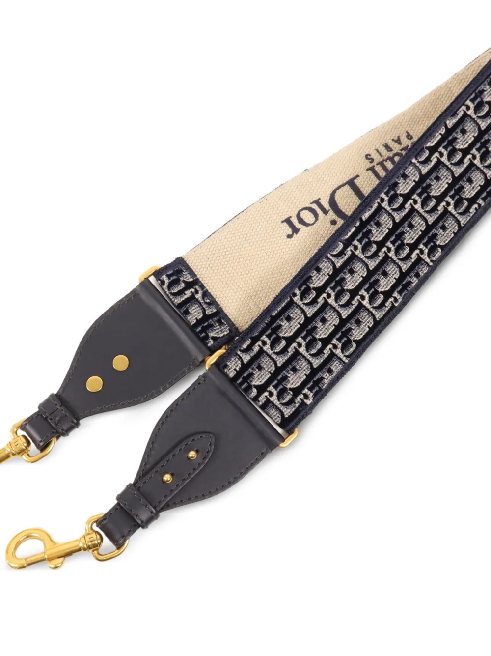 Christian Dior Pre-Owned オブリーク ショルダーストラップ | ブルー