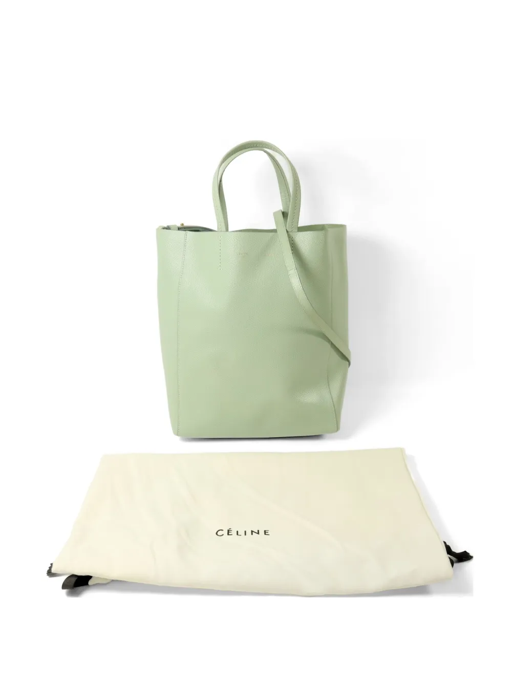 Celine Pre-Owned Small Vertical Cabas tote bag - Verde