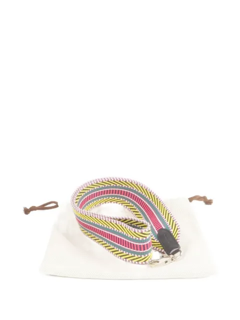 Hermès Pre-Owned Striped canvas shoulder strap