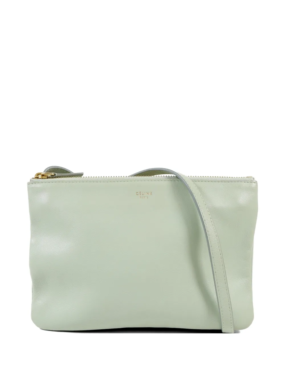 Celine Pre-Owned small Trio shoulder bag - Verde