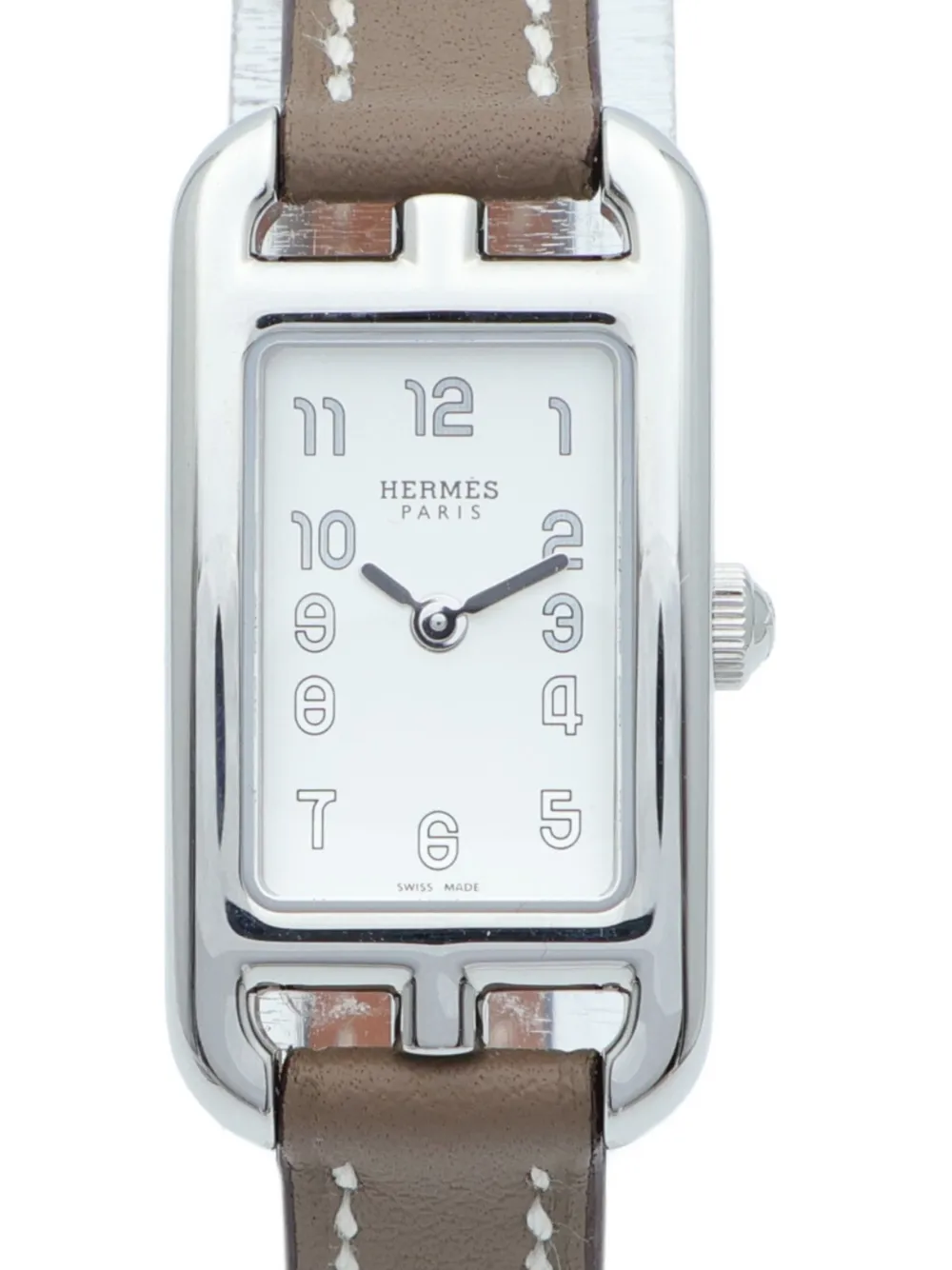 Hermès Pre-owned Nantucket 17mm Watch in White, view 2