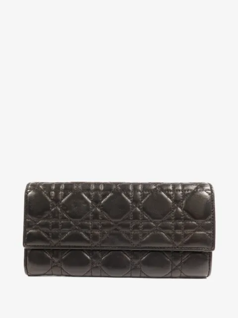 Christian Dior Pre-Owned Cannage long wallet