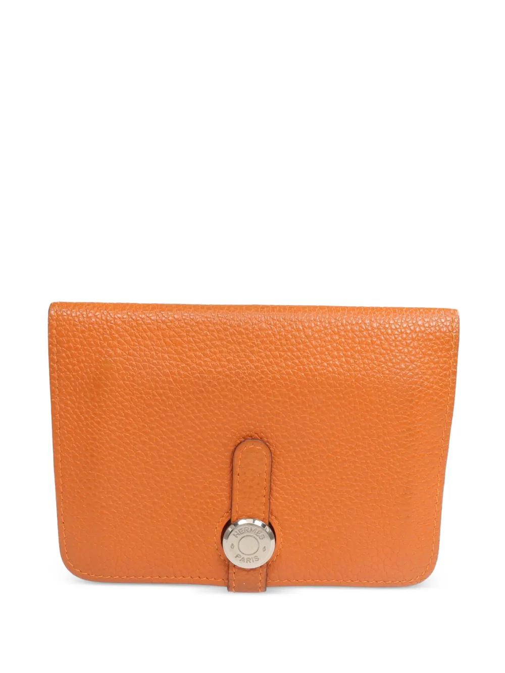 Hermès Pre-Owned Dogon Compact wallet - Arancione