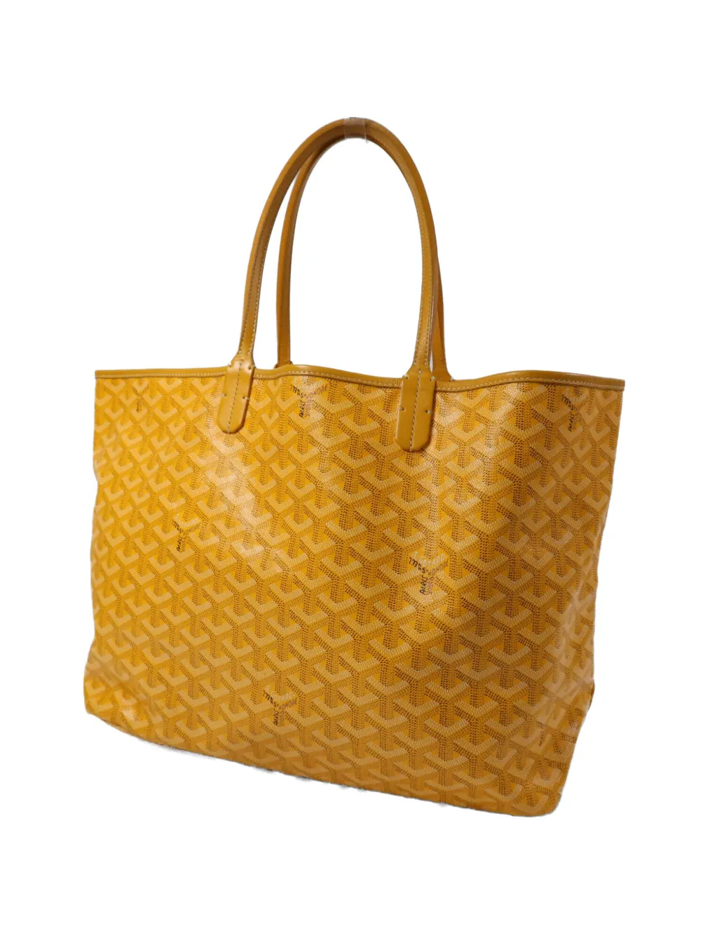 Pre-owned Goyard Pm Saint Louis Ine Tote Bag In Yellow