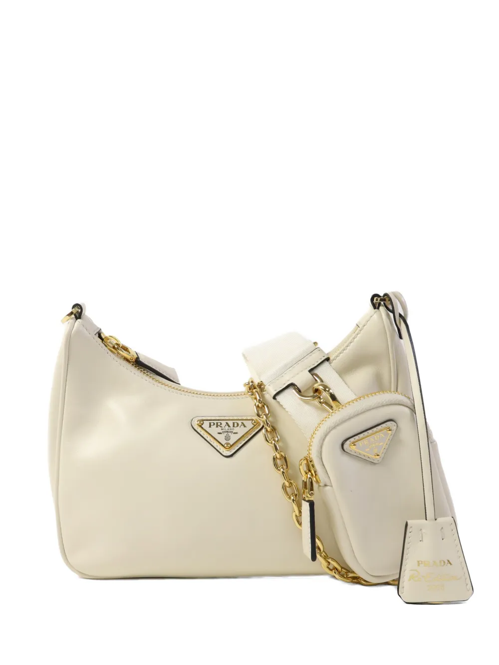 Prada Pre-Owned Re-Edition 2005 shoulder bag - Toni neutri