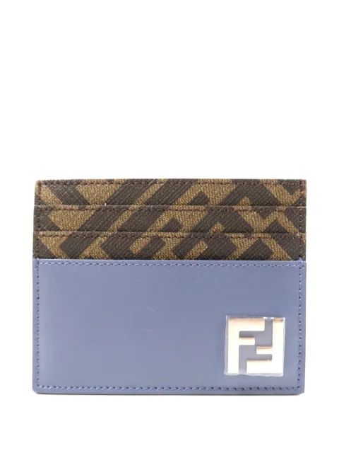 Fendi Pre-Owned logo-plaque card case