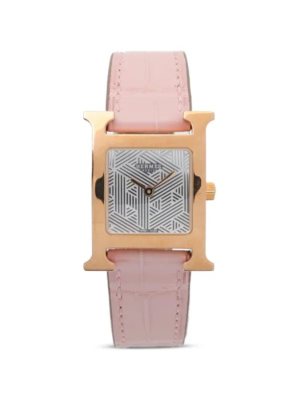 Hermès Pre-owned H Watch 30mm Watch in White