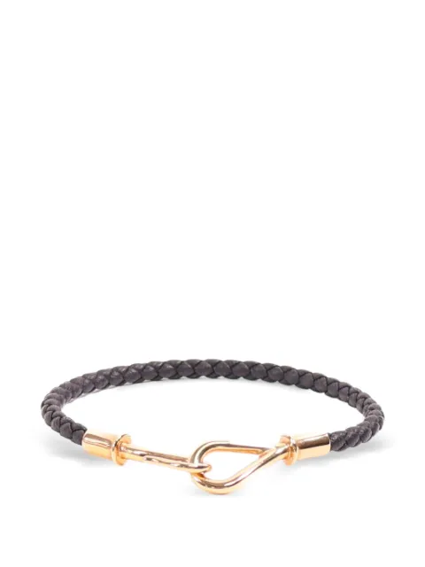 Hermès Pre-Owned Jumbo braided leather bracelet
