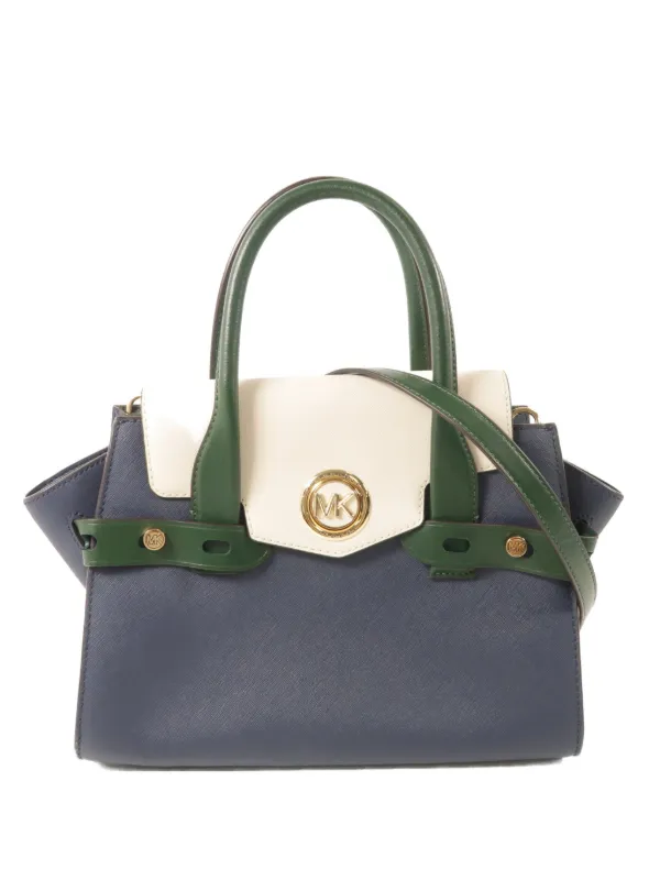 Michael Kors Vintage Carmen 2way ハンドバッグ | ブルー | FARFETCH JP