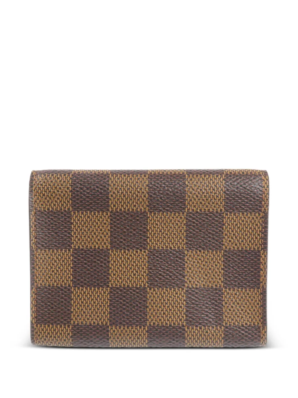 Louis Vuitton Pre-Owned Damier Ebene canvas cardholder - Marrone