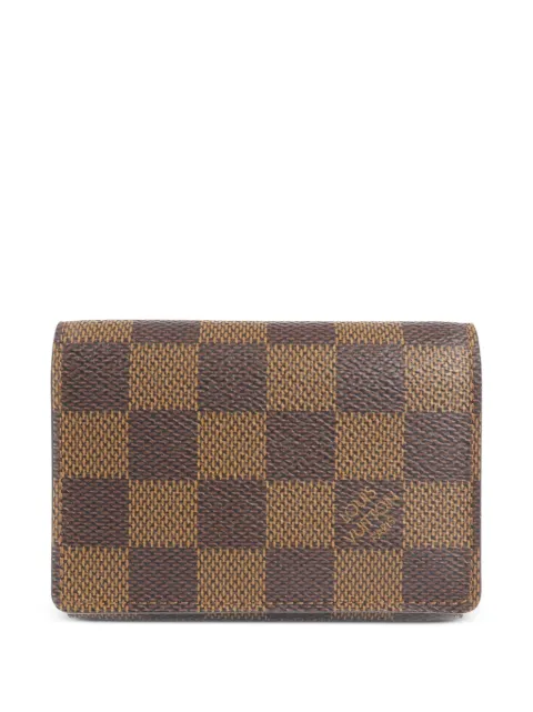 Louis Vuitton Pre-Owned Damier Ebene canvas cardholder