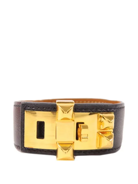 Hermès Pre-Owned Collier de Chien Epsom leather bracelet