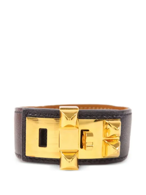 Hermès Pre-Owned Collier de Chien Epsom leather bracelet