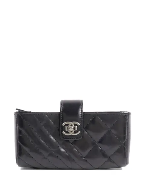 CHANEL Pre-Owned CC quilted phone pouch