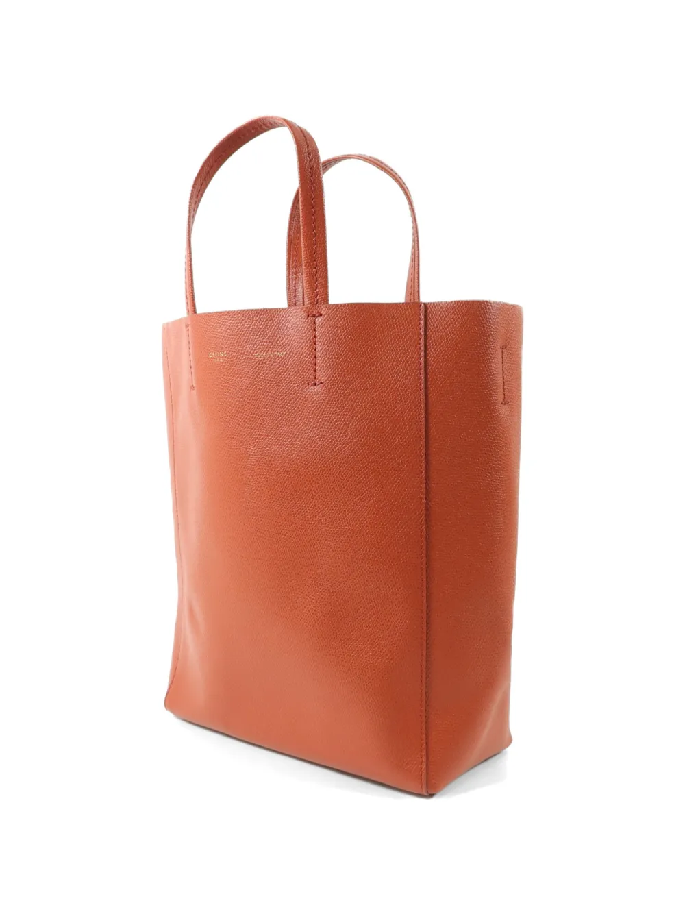Celine Pre-owned Small Vertical Cabas Tote Bag in Brown, view 5