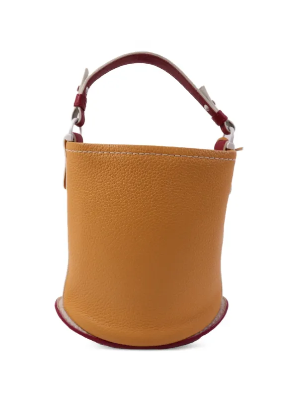 Delvaux Vintage ピン バケットバッグ ミニ | オレンジ | FARFETCH JP