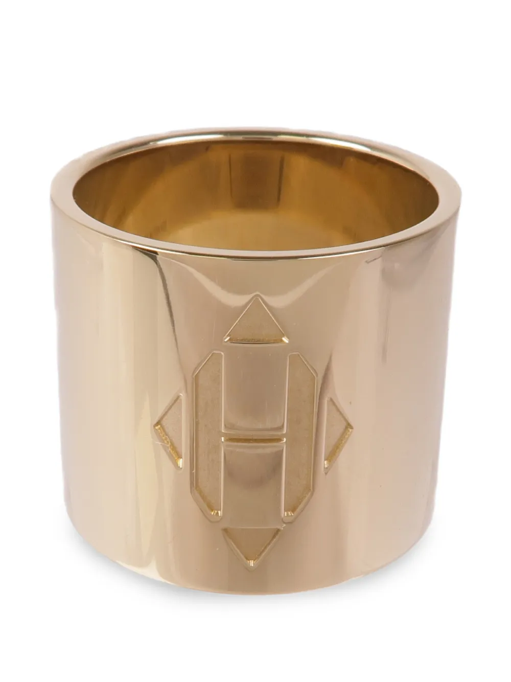 Hermès Pre-Owned H-Diamant scarf ring - Oro